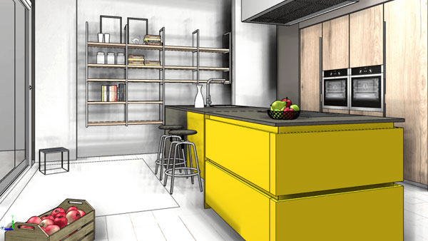 Progettazione interior designer