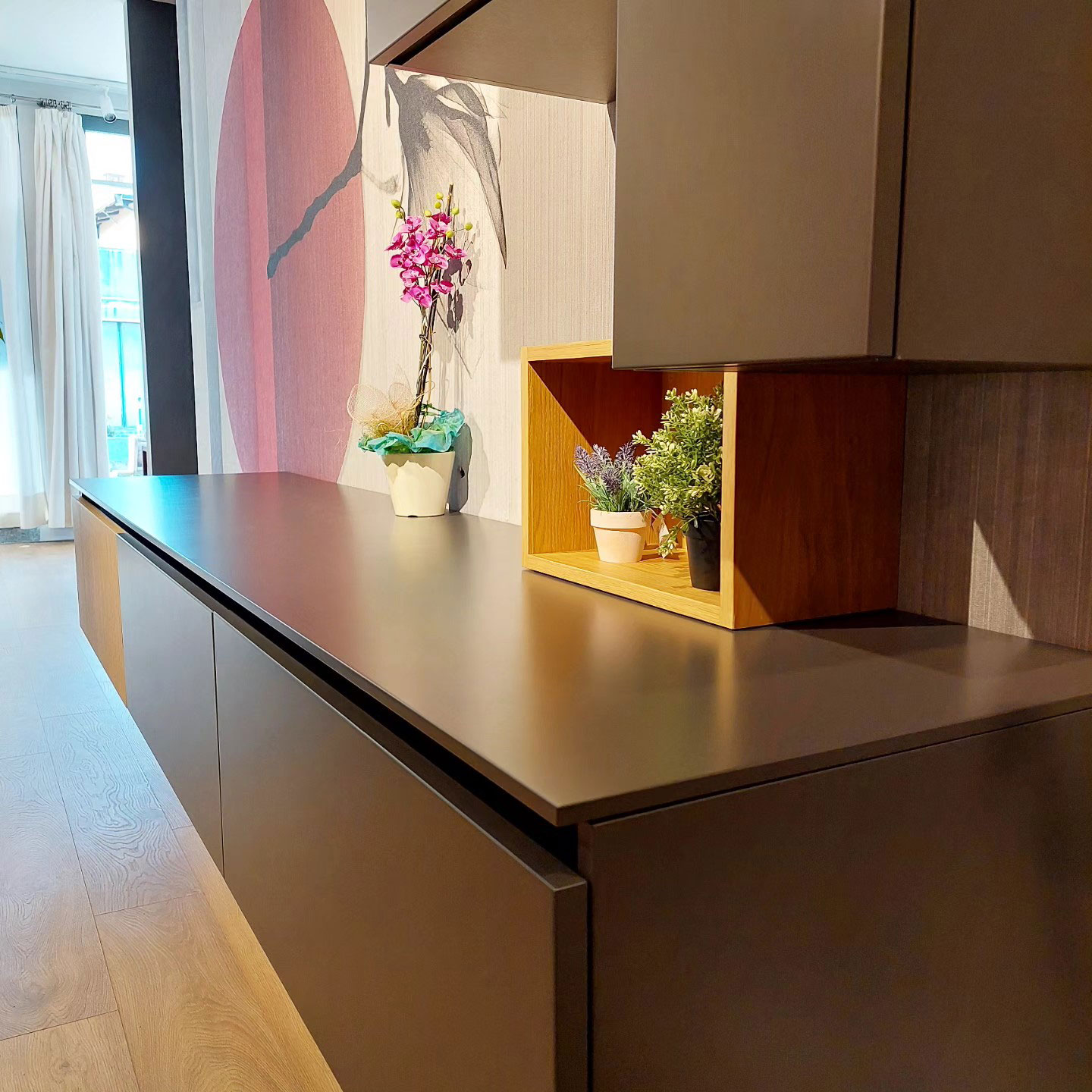 Parete soggiorno LIBRA ditta SCAVOLINI