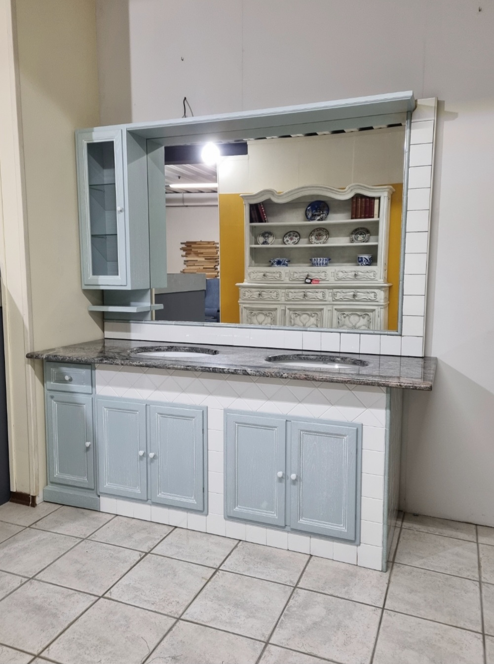 Composizione bagno CERESA con effetto muratura - Sconto speciale!