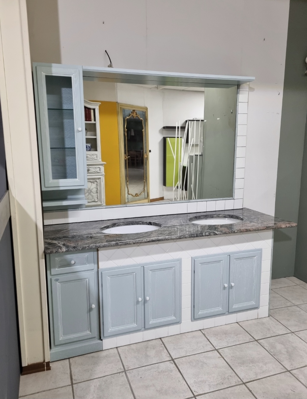 Composizione bagno CERESA con effetto muratura - Sconto speciale!
